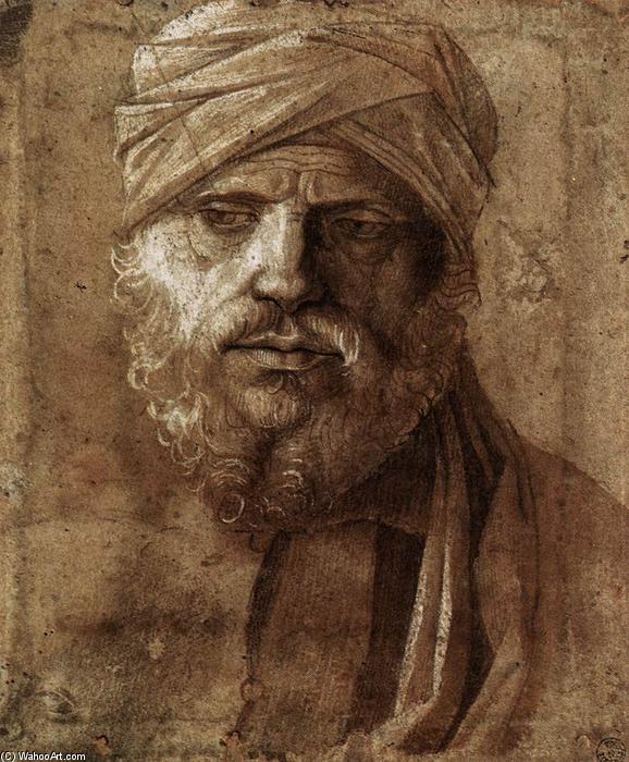 Order Art Reproductions Man with a Turban, 1490 by Giovanni Bellini (1433-1516, Italy) | ArtsDot.com