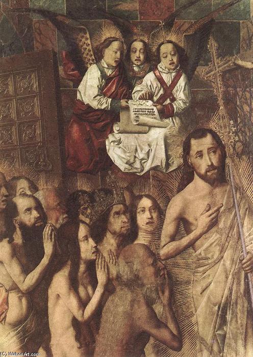 Order Paintings Reproductions Christ Leading the Patriarchs to the Paradise (detail), 1480 by Bartolomé Bermejo (1440-1500, Spain) | ArtsDot.com