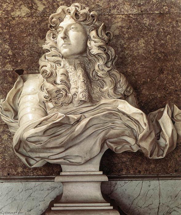 Order Paintings Reproductions Bust of Louis XIV, 1665 by Gian Lorenzo Bernini (1598-1680, Italy) | ArtsDot.com