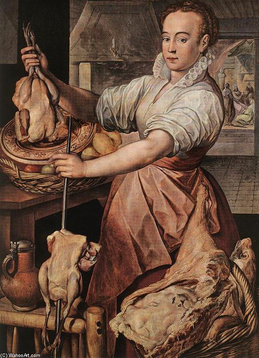 Buy Museum Art Reproductions The Cook, 1574 by Joachim Beuckelaer (1533-1573, Belgium) | ArtsDot.com