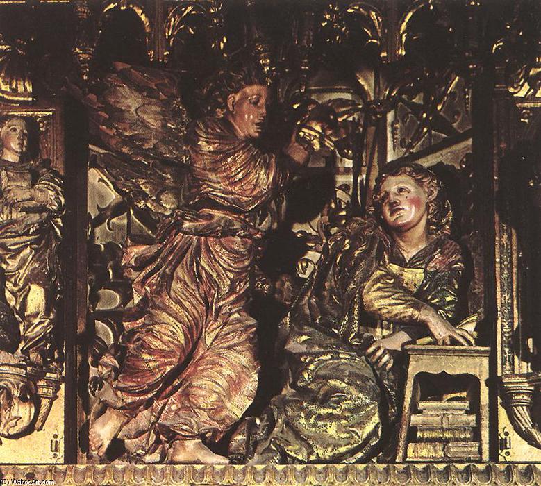 Order Oil Painting Replica Annunciation from the Main Altar, 1523 by Felipe Bigarny (1475-1542, Spain) | ArtsDot.com
