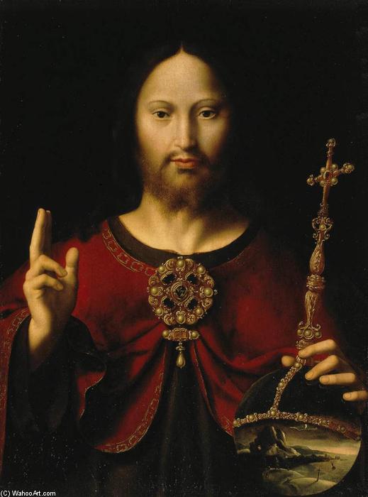 Buy Museum Art Reproductions Christ the Saviour by Jerónimo De Bobadilla (1547-1605, Spain) | ArtsDot.com
