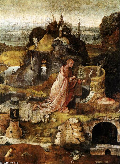 Buy Museum Art Reproductions Hermit Saints Triptych (central panel), 1505 by Hieronymus Bosch (1450-1516, Netherlands) | ArtsDot.com