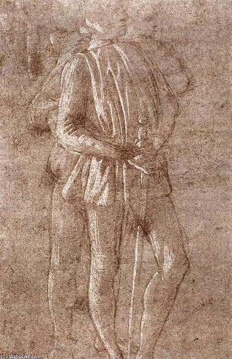 Buy Museum Art Reproductions Study of two standing figures, 1475 by Sandro Botticelli (1445-1510, Italy) | ArtsDot.com