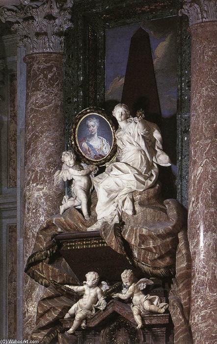 Buy Museum Art Reproductions Tomb of Maria Clementina Sobieski, 1744 by Pietro Bracci (1700-1773, Italy) | ArtsDot.com