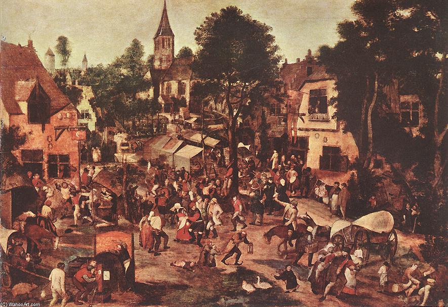 Buy Museum Art Reproductions Village Feast by Pieter Bruegel The Younger (1525-1569, Belgium) | ArtsDot.com