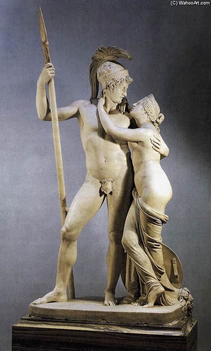 Order Paintings Reproductions Venus and Mars, 1816 by Antonio Canova (1757-1822, Italy) | ArtsDot.com
