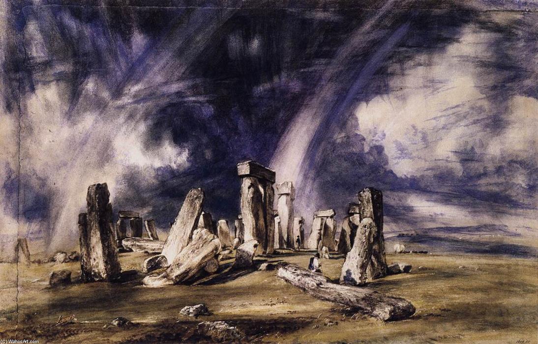顺序 藝術再現 Stonehenge 。, 1835 通过 John Constable (1776-1837, United Kingdom) | ArtsDot.com