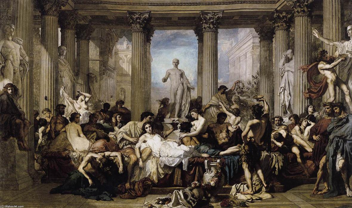 Order Art Reproductions Romans of the Decadence, 1847 by Thomas Couture (1815-1879, France) | ArtsDot.com