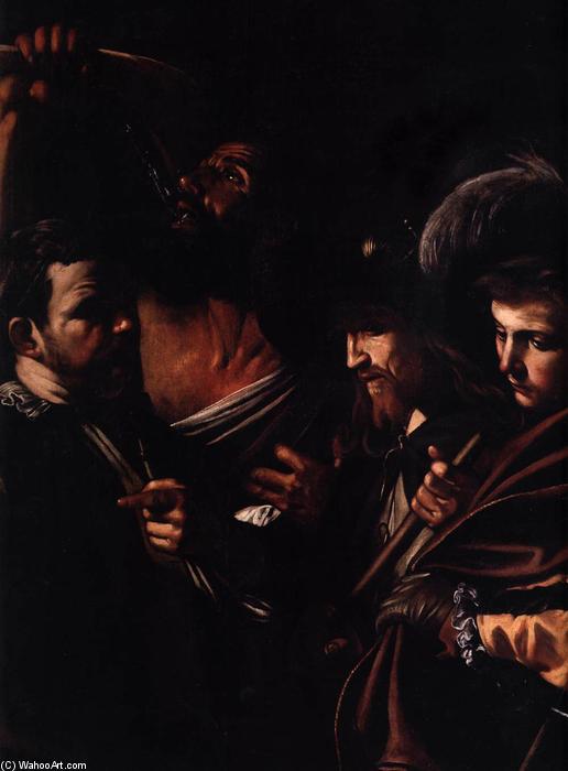 Order Artwork Replica The Seven Acts of Mercy (detail), 1607 by Caravaggio (Michelangelo Merisi) (1571-1610, Spain) | ArtsDot.com