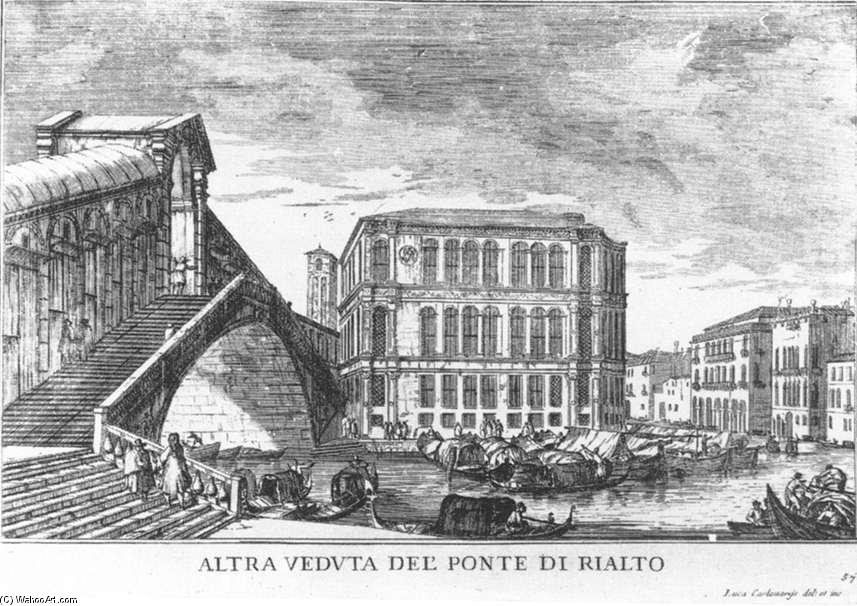 Order Artwork Replica The Rialto Bridge, 1703 by Luca Carlevaris (1663-1730, Italy) | ArtsDot.com