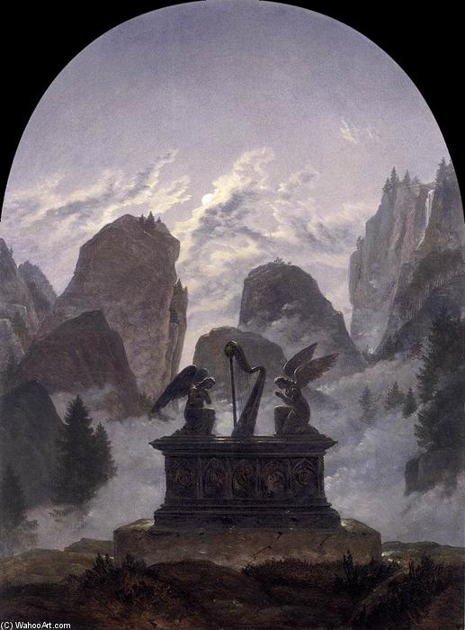 Buy Museum Art Reproductions The Goethe Monument, 1832 by Carl Gustav Carus (1789-1869, Germany) | ArtsDot.com