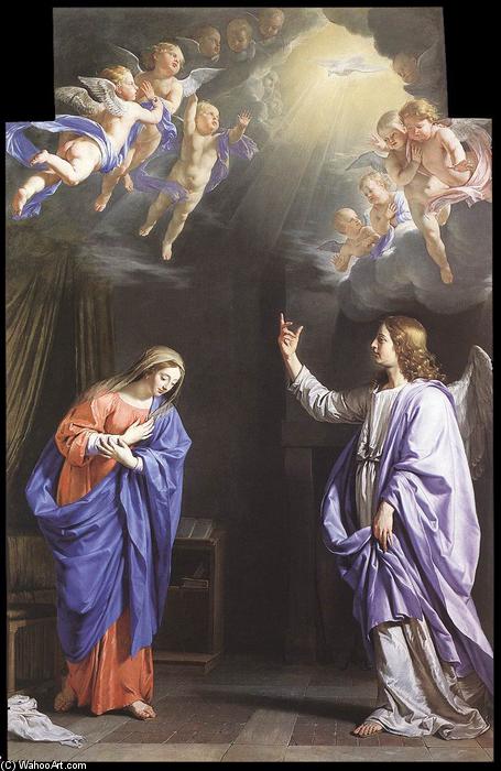 Order Oil Painting Replica The Annunciation, 1645 by Philippe De Champaigne (1602-1674, Netherlands) | ArtsDot.com