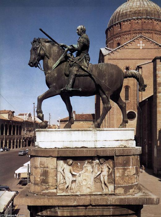 Order Oil Painting Replica Equestrian Statue of Gattamelata, 1447 by Donatello (1386-1466, Italy) | ArtsDot.com