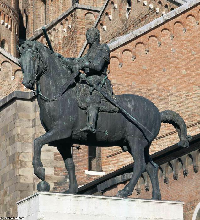 Order Oil Painting Replica Equestrian Statue of Gattamelata (8), 1447 by Donatello (1386-1466, Italy) | ArtsDot.com