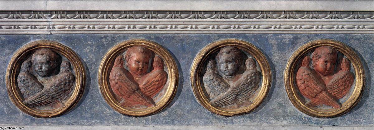 Order Oil Painting Replica Putti of the trabeation, 1428 by Donatello (1386-1466, Italy) | ArtsDot.com