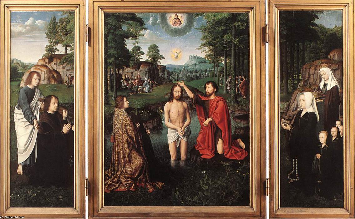 Order Artwork Replica Triptych of Jan Des Trompes, 1505 by Gerard David (1450-1523, Netherlands) | ArtsDot.com