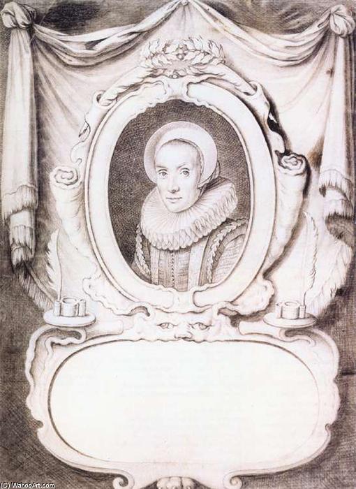 順序 手描き油絵 マリア・ストリックの肖像, 1620 バイ Willem Jacobsz Delff (1580-1638, Netherlands) | ArtsDot.com
