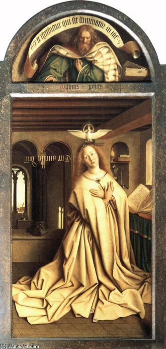 Order Artwork Replica The Ghent Altarpiece: Prophet Micheas Mary of the Annunciation, 1432 by Jan Van Eyck (1390-1441, Netherlands) | ArtsDot.com