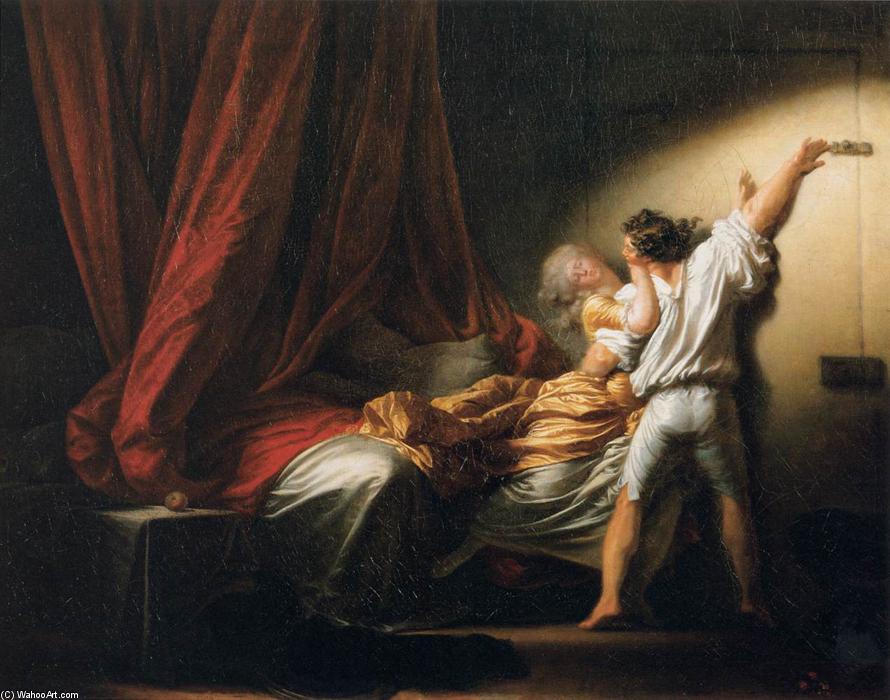Buy Museum Art Reproductions The Bolt, 1777 by Jean-Honoré Fragonard (1732-1806, France) | ArtsDot.com