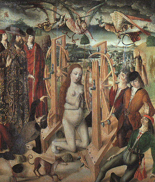 Order Oil Painting Replica The Martyrdom of Saint Catherine by Fernando Gallego (1440-1507, Spain) | ArtsDot.com