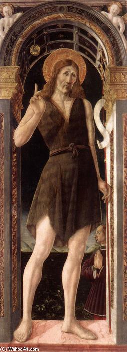 Order Oil Painting Replica St John the Baptist, 1455 by Giovanni Angelo D'antonio (1617-1666, Italy) | ArtsDot.com