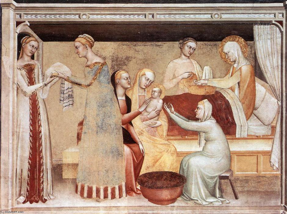 Order Artwork Replica The Birth of the Virgin, 1365 by Giovanni Da Milano (1346-1369, Italy) | ArtsDot.com