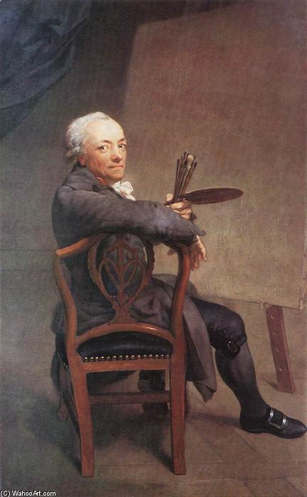 Order Oil Painting Replica Self-Portrait at the Age of 58, 1794 by Anton Graff (1736-1813, Switzerland) | ArtsDot.com