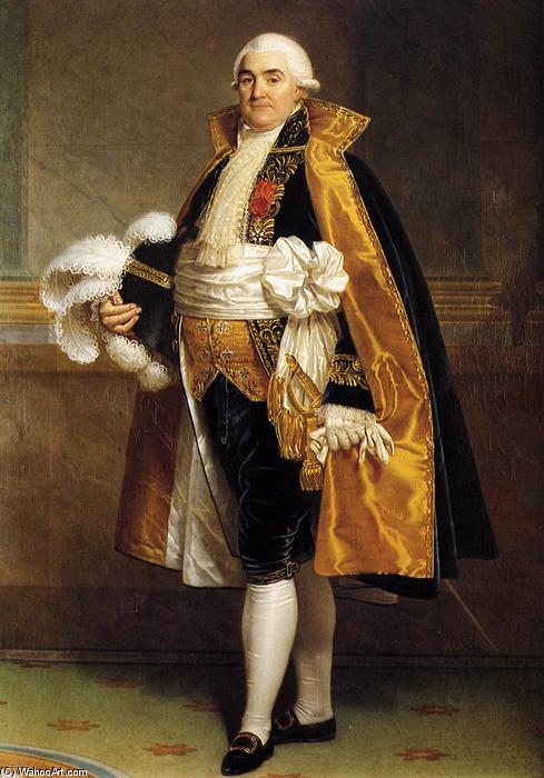 Buy Museum Art Reproductions Portrait of Count Charles A. Chasset, 1813 by Albert Jacob Frans Gregorius (1774-1853, Belgium) | ArtsDot.com