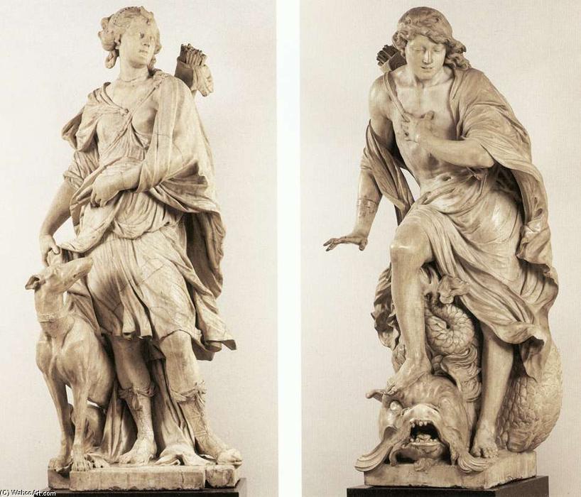 Order Art Reproductions Diana and Narcissus, 1680 by Gabriel Grupello (1644-1730, Germany) | ArtsDot.com