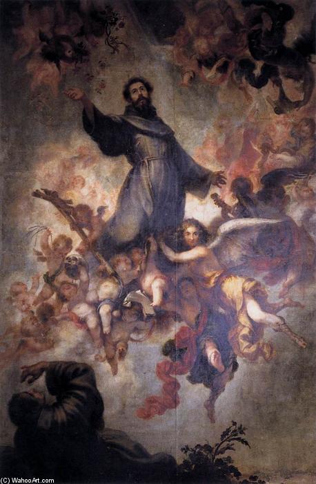 Order Oil Painting Replica Stigmatisation of St Francis, 1657 by Francisco De Herrera (1622-1685, France) | ArtsDot.com