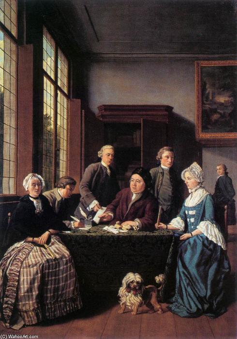 Order Oil Painting Replica The Marriage Contract, 1768 by Jan Jozef Ii Horemans (1714-1790, Belgium) | ArtsDot.com