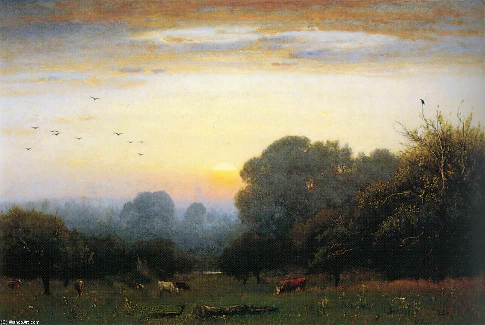 Order Art Reproductions Morning, 1878 by George Innes (1825-1894, United States) | ArtsDot.com