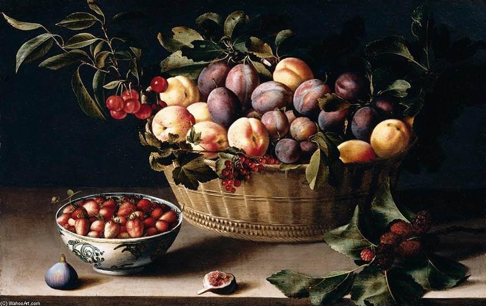 Buy Museum Art Reproductions Still-Life with a Basket of Fruit, 1630 by Louise Moillon (1610-1696, France) | ArtsDot.com