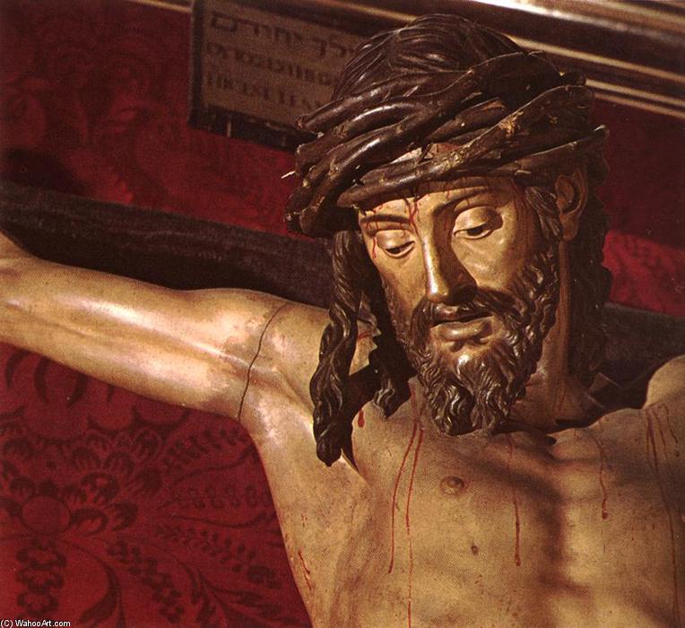 Buy Museum Art Reproductions The Merciful Christ (detail), 1603 by Juan Martínez Montañés (1568-1649, Spain) | ArtsDot.com
