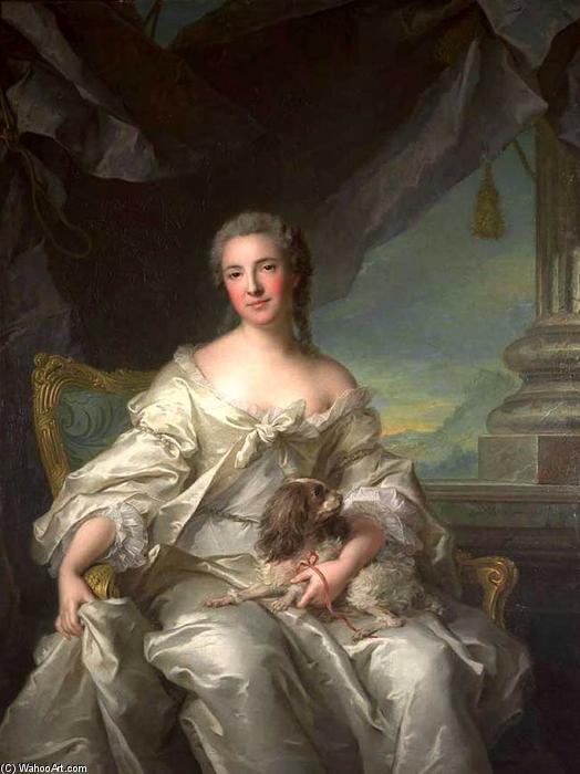 Order Oil Painting Replica Madame la Comtesse d`Argenson, 1743 by Jean-Marc Nattier (1685-1766, France) | ArtsDot.com