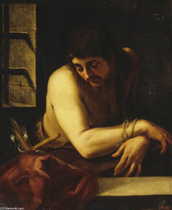 Order Paintings Reproductions St John the Baptist in the Prison, 1565 by Juan Fernández | ArtsDot.com