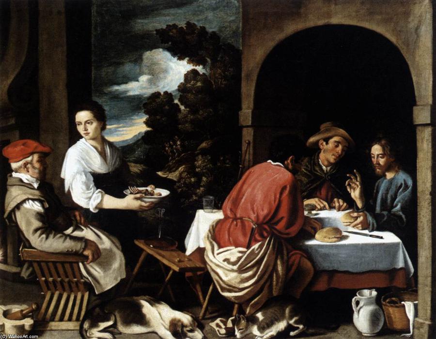 Buy Museum Art Reproductions The Supper at Emmaus, 1620 by Pedro Orrente (1580-1645, Spain) | ArtsDot.com