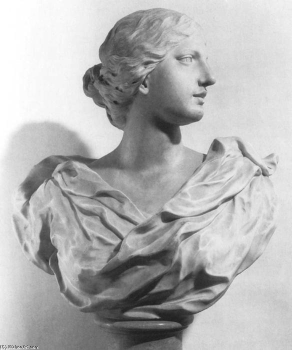 Buy Museum Art Reproductions Bust of a Woman, 1688 by Giuseppe Piamontini (1664-1742, Italy) | ArtsDot.com