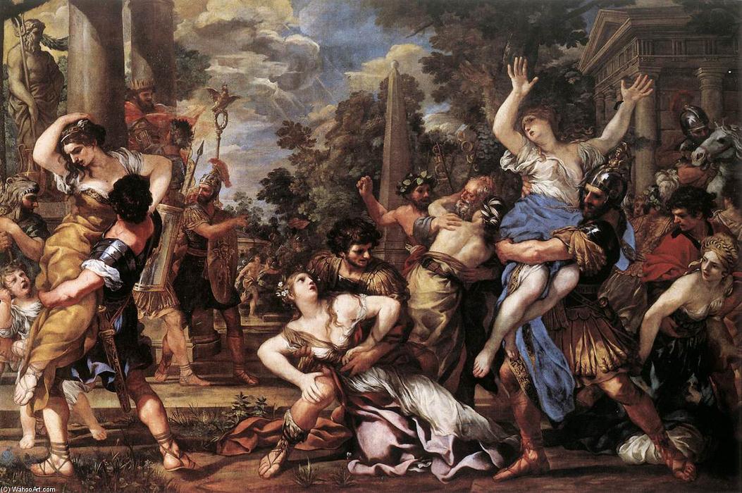 Order Oil Painting Replica The Rape of the Sabine Women, 1627 by Pietro Da Cortona (1596-1669, Italy) | ArtsDot.com