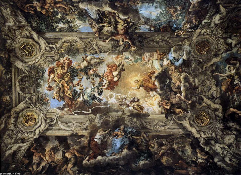 Order Paintings Reproductions The Triumph of Divine Providence, 1633 by Pietro Da Cortona (1596-1669, Italy) | ArtsDot.com