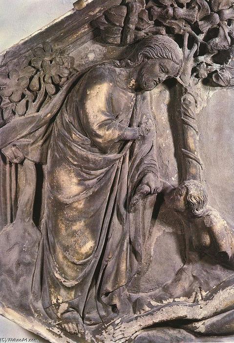 Order Artwork Replica The Creation of Eve (detail), 1336 by Andrea Pisano (1290-1348, Italy) | ArtsDot.com