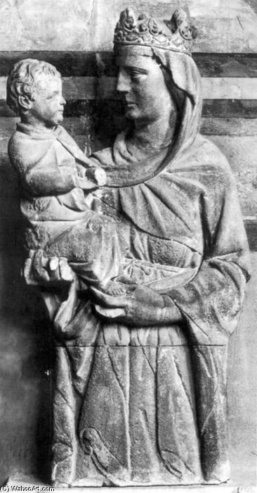 Order Oil Painting Replica Madonna and Child, 1280 by Giovanni Pisano (1248-1318, Italy) | ArtsDot.com