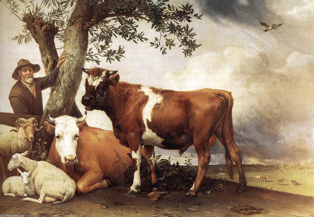 顺序 油畫 Young Bull, 1647 通过 Paulus Potter (1625-1654, Netherlands) | ArtsDot.com