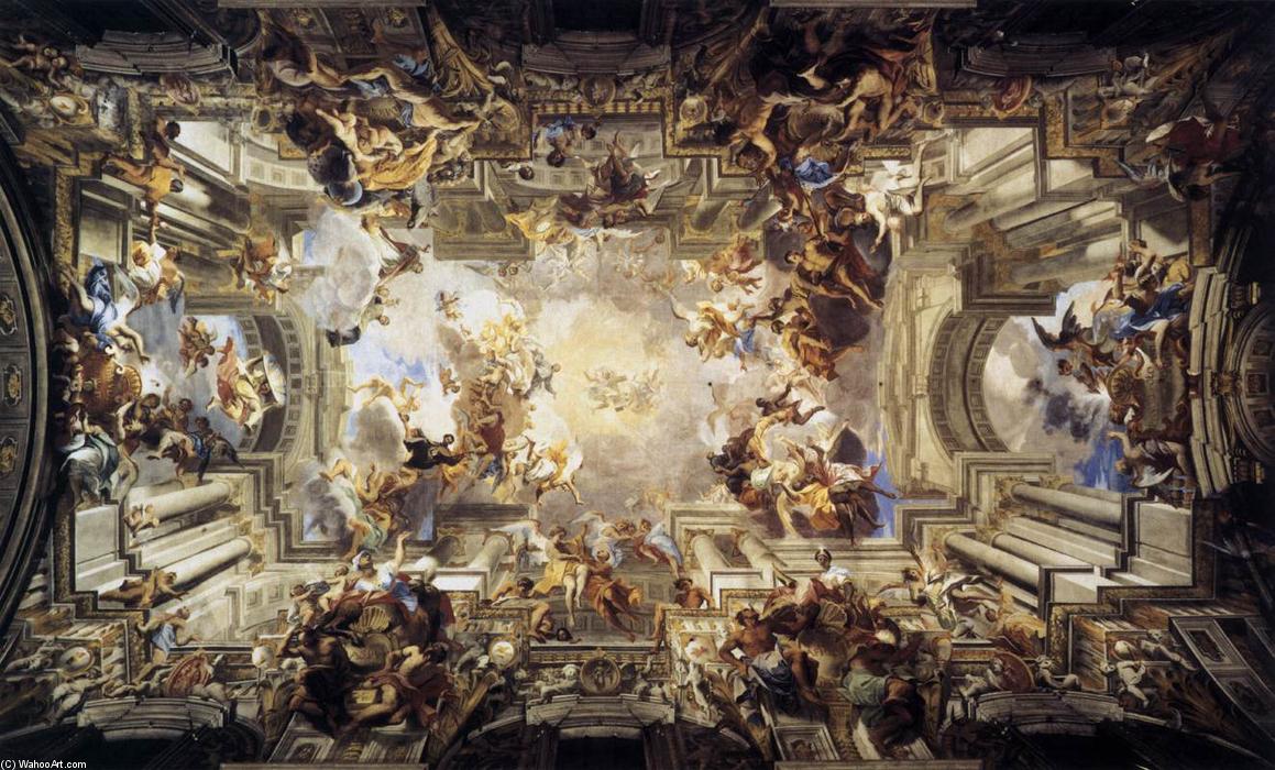 Order Oil Painting Replica Allegory of the Jesuits` Missionary Work, 1691 by Andrea Pozzo (1642-1709, Italy) | ArtsDot.com