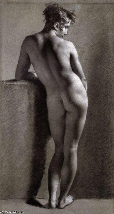Ordinare Riproduzioni Di Quadri Nude Vista da dietro, 1810 di Pierre-Paul Prud'hon (1758-1823, France) | ArtsDot.com