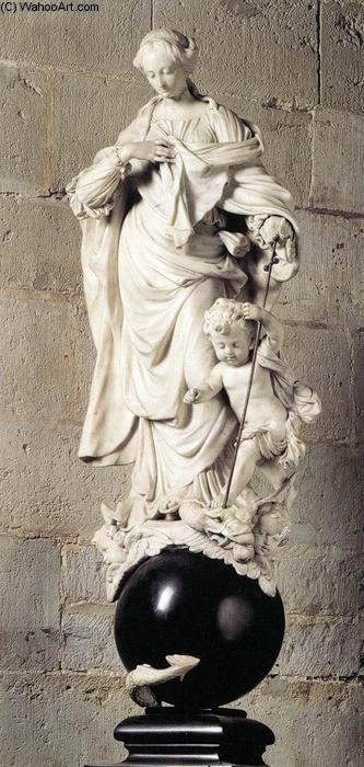 Buy Museum Art Reproductions Virgin of the Immaculate Conception, 1690 by Artus Ii Quellinus (1653-1686, Belgium) | ArtsDot.com