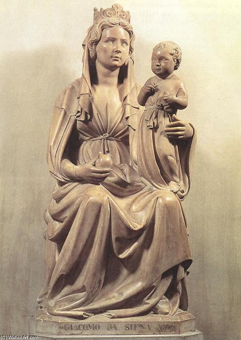 Order Oil Painting Replica Madonna (Silvestri Madonna), 1406 by Jacopo Della Quercia (1374-1438, Italy) | ArtsDot.com