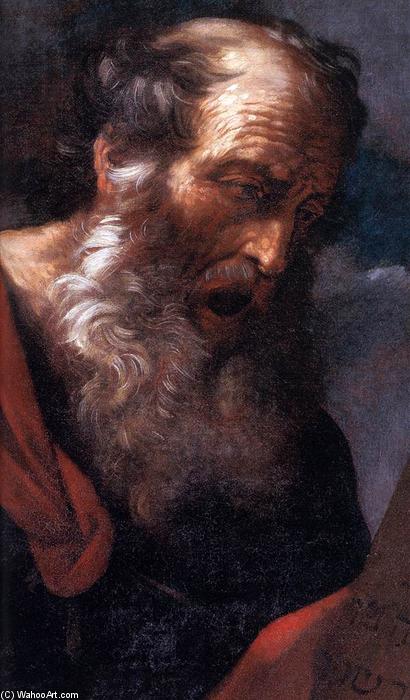 Order Art Reproductions Moses with the Tables of the Law (detail), 1624 by Reni Guido (Le Guide) (1575-1642, Italy) | ArtsDot.com