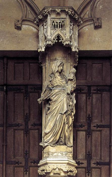 Ordinare Riproduzioni Di Belle Arti Vergine e Bambino, 1393 di Claus Sluter (1355-1406, Netherlands) | ArtsDot.com